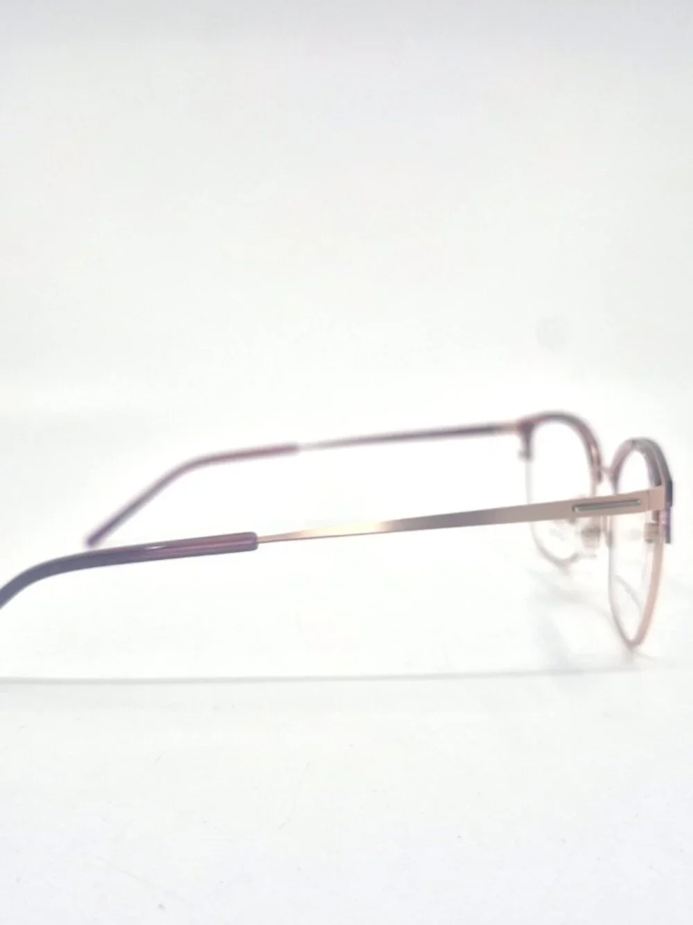 MOREL 30284L RP 07 52mm Purple and Rose Gold New Eyeglasses Made in France